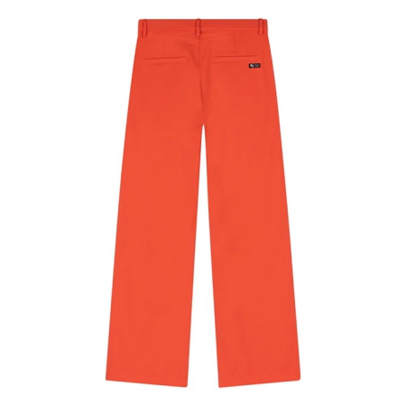 Indian Blue Jeans wide pants pantalon stretch bright coral (IBGSS24-2229)