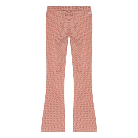 Indian Blue Jeans flared pants fancy bright coral (IBGSS24-2230)
