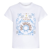 Indian Blue Jeans t-shirt dreamer light blue (IBGSS24-3170)