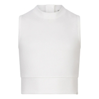 Indian Blue Jeans cropped singlet rib zip off white (IBGSS24-3182)