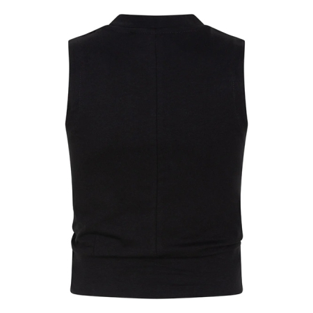 Indian Blue Jeans cross over singlet black (IBGSS24-3184)