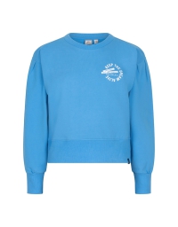 Indian Blue Jeans cut out sweater river blue (IBGSS24-4023)