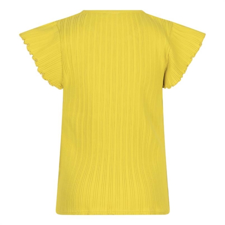 Indian Blue Jeans ribbed t-shirt warm olive (IBGSS24-3160)