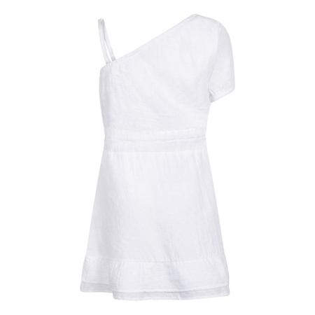 Indian Blue Jeans off shoulder dress white (IBGSS24-5232)