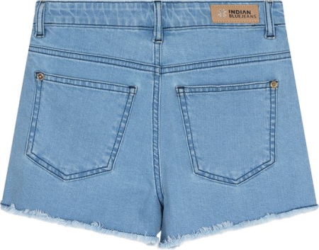 Indian Blue Jeans denim short fancy seam light denim (IBGSS24-6003)