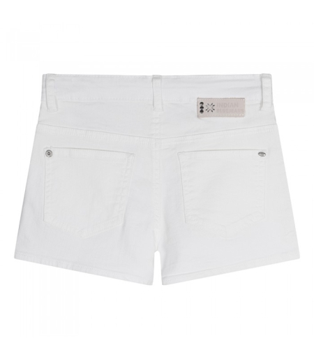 Indian Blue Jeans denim short pocket white (IBGSS24-6007)