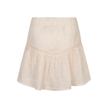 Indian Blue Jeans lace ruffle skirt light sandshell (IBGSS24-6107)