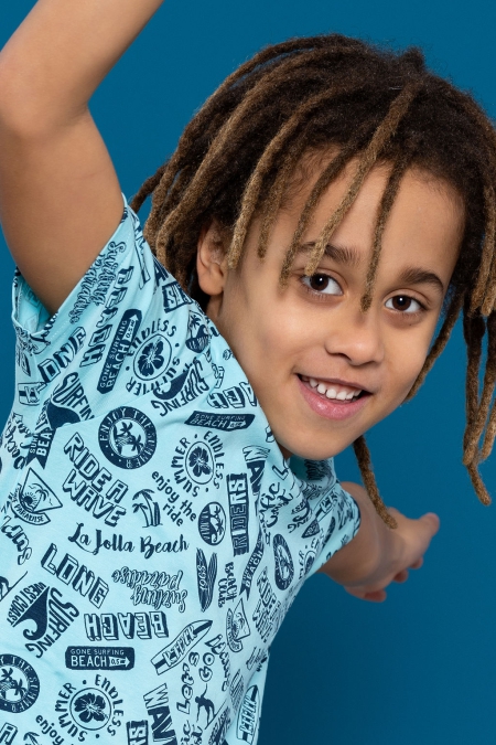 Louder! shirt Brent surf aop tropical breeze