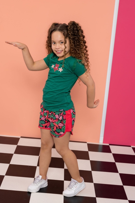 Louder! short Fay jungle leaves