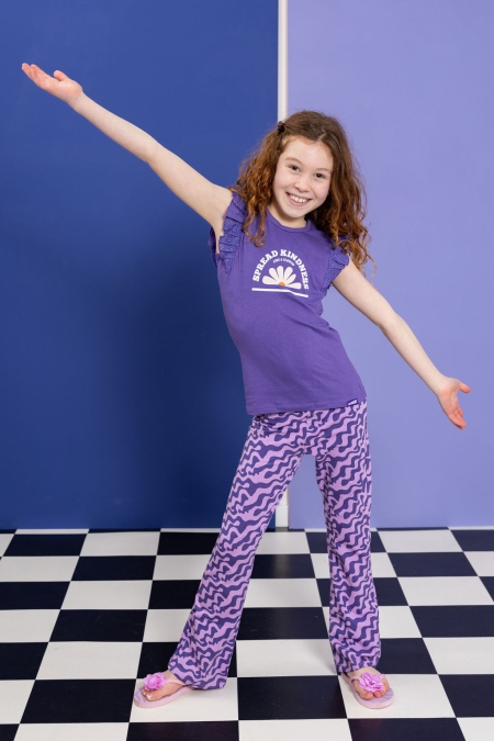 Louder! shirt Felien perfect purple