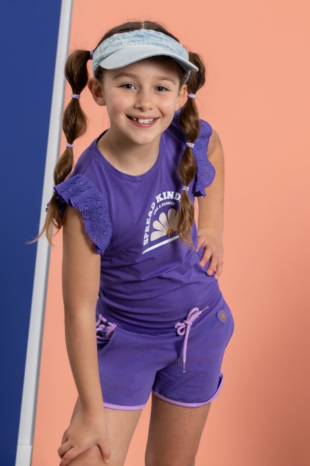 Louder! shirt Felien perfect purple