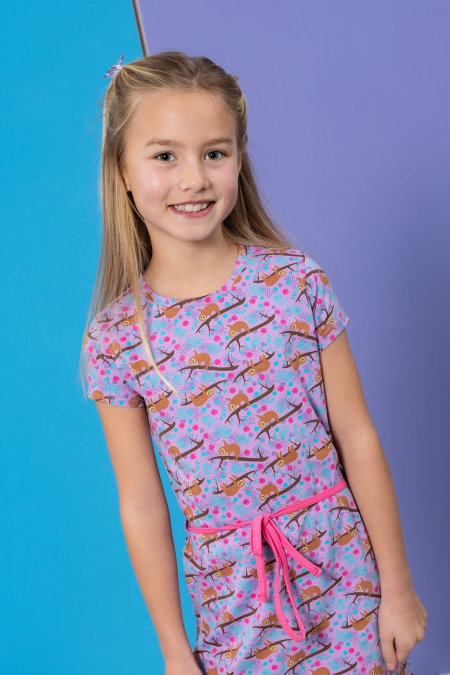 Louder! jurk Lucy sloth aop