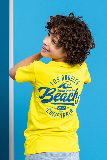 Louder! shirt Maino blazing yellow