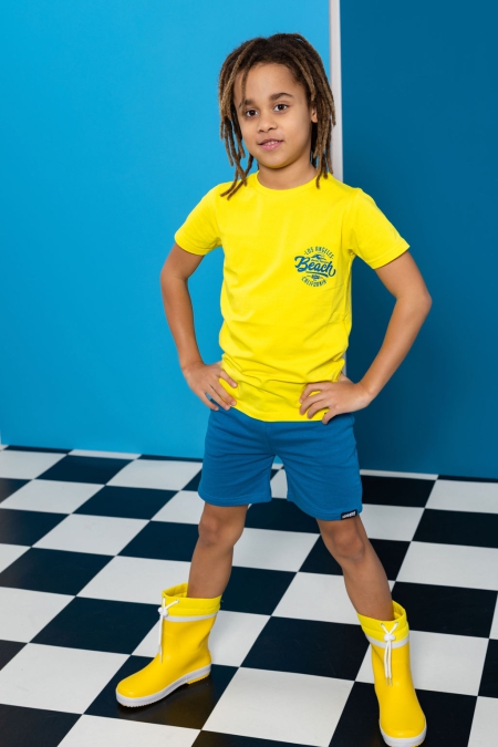 Louder! shirt Maino blazing yellow