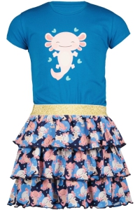 Louder! jurk Nine axolotl aop