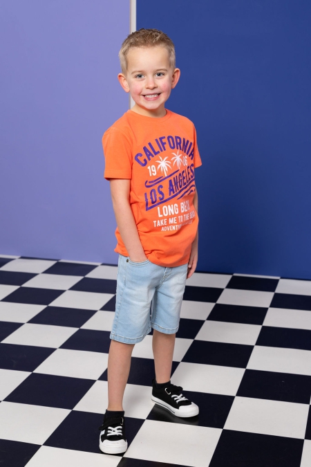 Louder! shorts Owen light denim