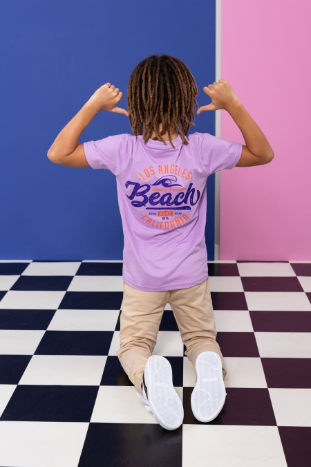 Louder! shirt Roan lavander