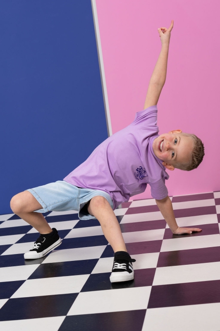 Louder! shirt Roan lavander