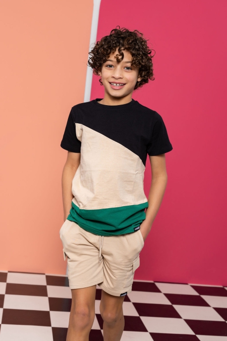 Louder! shirt Tygo colorblock