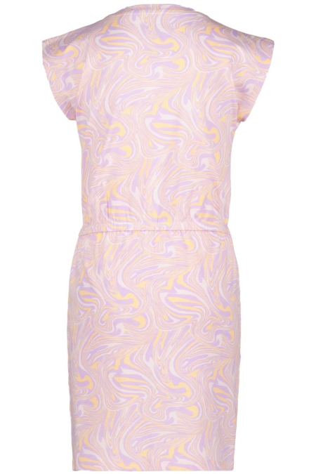 4President jurk Gaja icy pink swirl aop