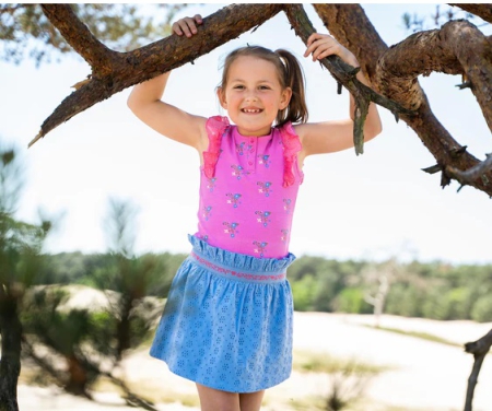 4President rib shirt Lenore mid pink