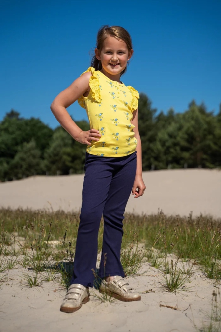 4President rib shirt Lenore yellow