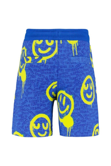 4President short Eben clematis blue happy graffiti aop