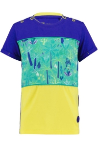 4President shirt colorblock Eran marine green