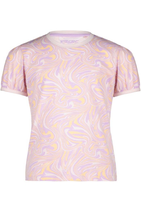4President shirt Gwen swirl aop icy pink
