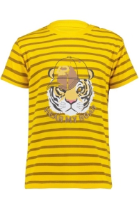 4President shirt Kace yellow yarn dyed stripes tijger