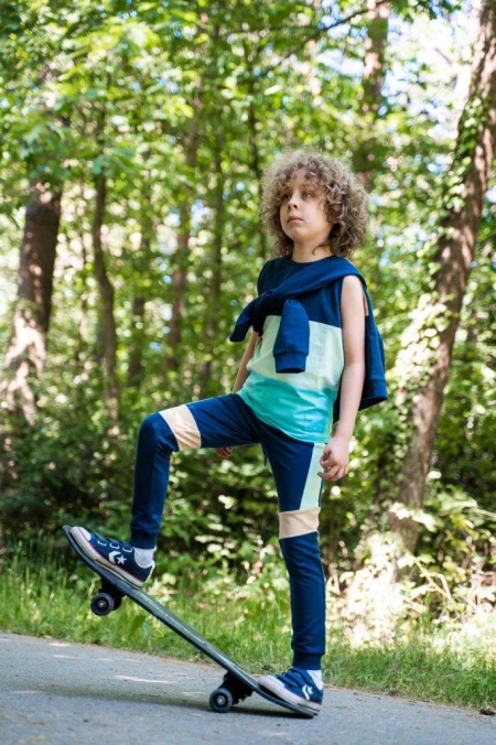 4President top colourblock Kane navy