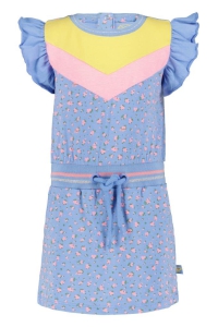 4President jurk Leata light blue flowers aop