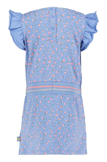 4President jurk Leata light blue flowers aop
