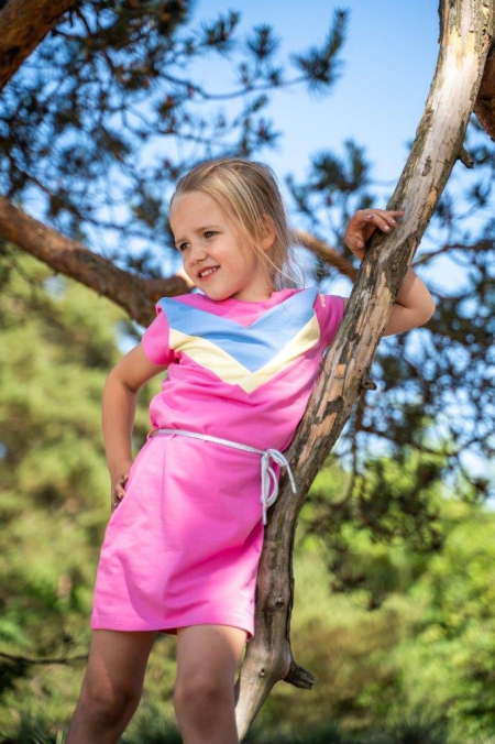 4President jurk Leela mid pink