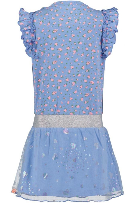 4President jurk Libby light blue flowers aop