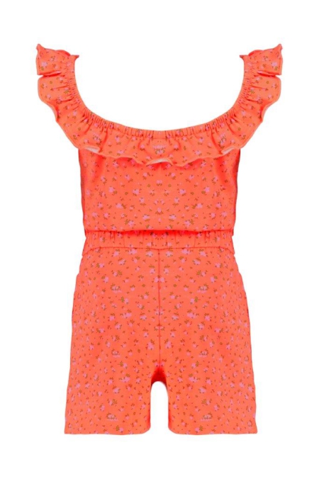 4President jumpsuit Lia coral flowers aop