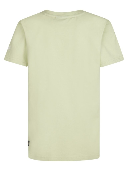 Petrol t-shirt classic print fresh lime eiland (B-1050-TSR108-6171)