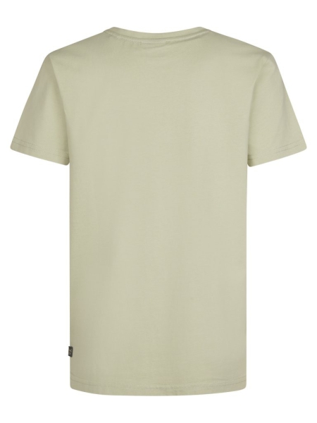Petrol t-shirt classic print desert sage borstlogo (B-1050-TSR109-6173)