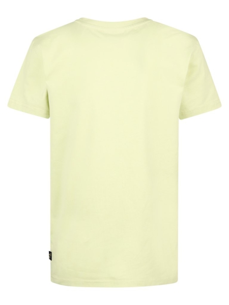 Petrol t-shirt classic print fresh lime petrol denim (B-1050-TSR112-6171)