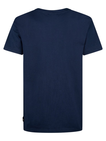 Petrol t-shirt classic print navy blue Petrol ind. (B-1050-TSR107-5178)