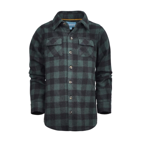Legends22 blouse Sonny green check (B23-419)