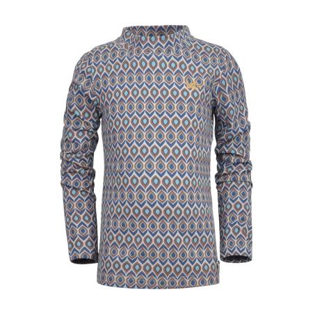 Lofff longsleeve Onesty blue aop (B23-244)