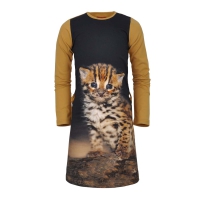 Lovestation22 jurk Radja yellow tijgerwelp (B23-325)