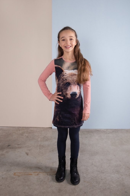 Lovestation22 jurk Siz pink beer (B23-353)