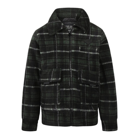 No Way Monday jack forest green geruit
