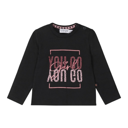 Dirkje longsleeve dark grey you go girl (S48476)