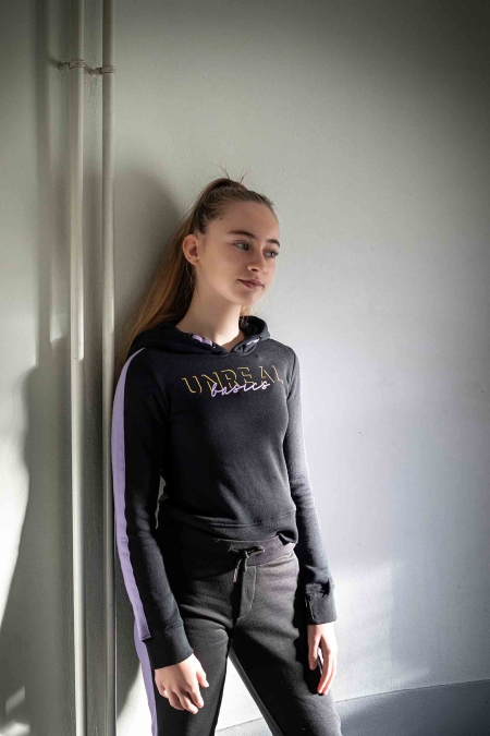 Unrealba6 hoodie Ashley black (UNR-B23-809)