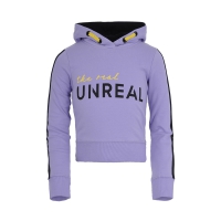 Unrealba6 hoodie Andrea black lila (UNR-B23-810)