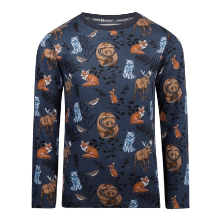 Koko Noko longsleeve dark blue aop (S48875-37)