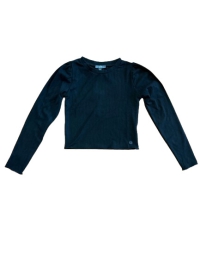 Levv lonsgleeve Fab black iris fijn streepmotief